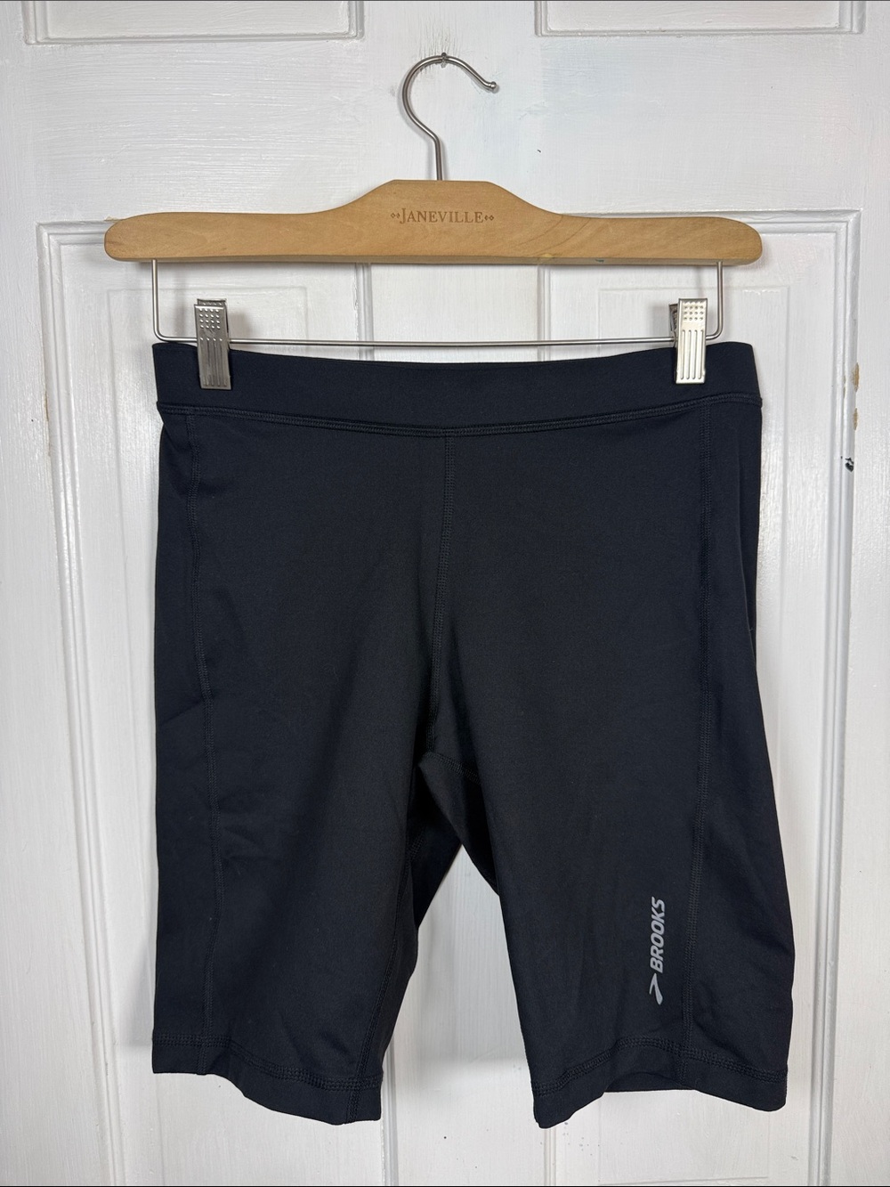 Brooks Men’s Greenlight 9" Drawstring Short Tight in black M-401 Sz M - Picture 2 of 10